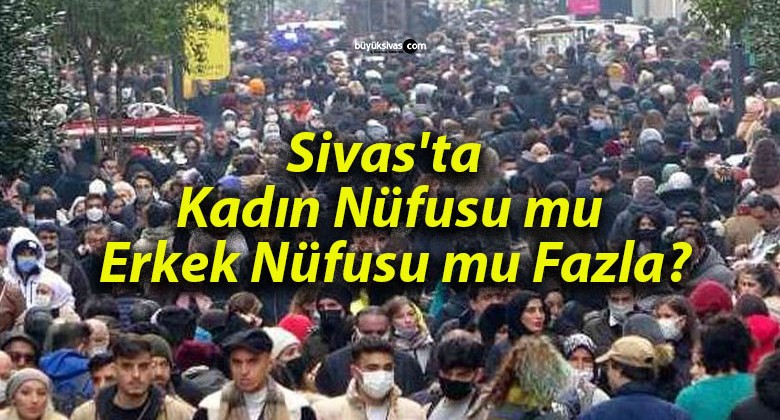 Sivas’ta Kadın Nüfusu mu, Erkek Nüfusu mu Daha Fazla?